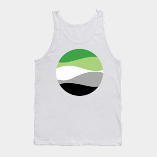 Aromantic Waves Circle Tank Top